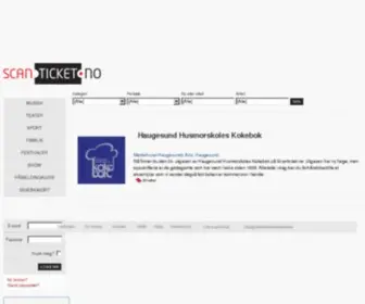 Scanticket.no(Konsertbilletter og teaterbilletter) Screenshot