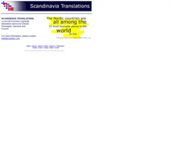 Scantran.com(Scandinavia Translations Inc) Screenshot