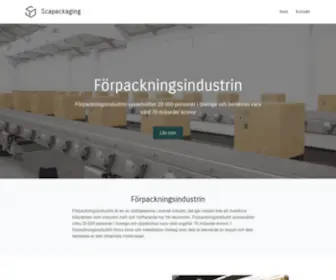 Scapackaging.se(Förpackningsindustrin) Screenshot