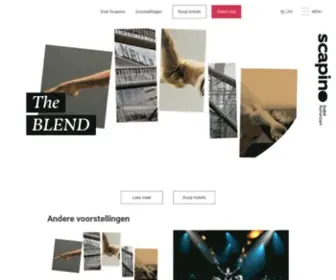 Scapinoballet.nl(Scapino Ballet Rotterdam) Screenshot