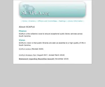 Scapla.org(SCAPLA) Screenshot