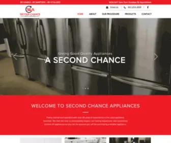 Scappliances.com(Second Chance Appliances) Screenshot