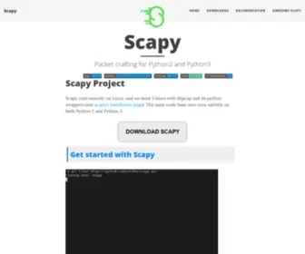 Scapy.net(Scapy) Screenshot