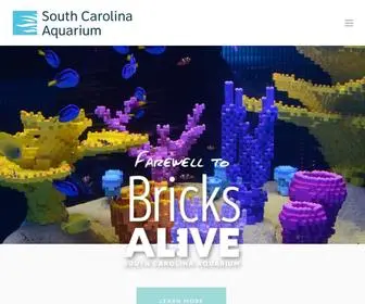 Scaquarium.org(South Carolina Aquarium) Screenshot