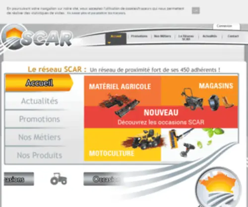 Scar.fr(Vente de matériel agricole) Screenshot