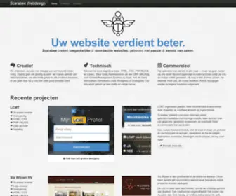 Scarabee.be(Scarabee Webdesign Ieper) Screenshot