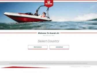 Scarabjetboats.com(SelectCountry) Screenshot
