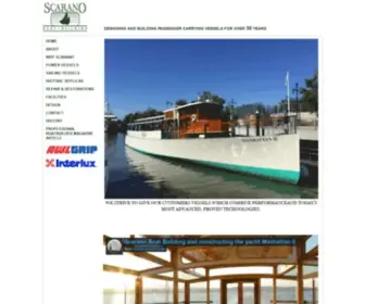 Scaranoboat.com(Scarano Boat Building) Screenshot