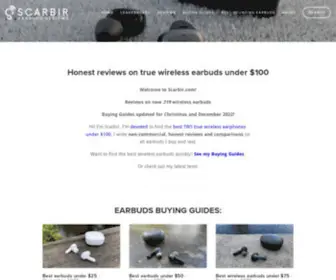 Scarbir.com(Wireless Earphones Reviews) Screenshot