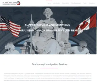 Scarboroughindia.com(Immigration Services) Screenshot