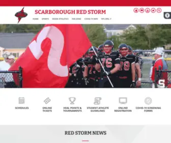 Scarboroughredstorm.org(Scarborough Red Storm Athletics & Activities (ME)) Screenshot