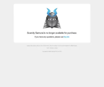 Scarcitysamurai.com(Scarcity Samurai) Screenshot