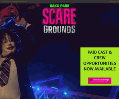 Scaregroundspdx.com(Oaks Park Haunted Drive) Screenshot