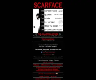 Scarface1983.com(Make Way for The Bad Guy) Screenshot