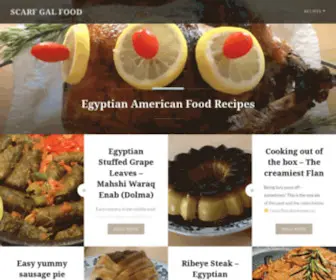 Scarfgalfood.com(Egyptian Food Blog) Screenshot