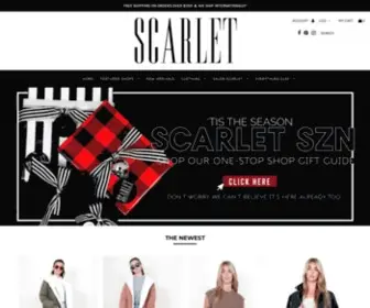 Scarletclothing.com(Scarlet Clothing) Screenshot