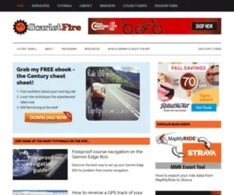 Scarletfire.co.uk(ScarletFire Cycling) Screenshot