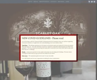 Scarletoaktavern.com(Scarlet Oak Tavern) Screenshot