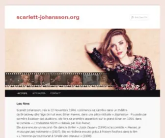 Scarlett-Johansson.org(Your 24/7 Tribute to the Career of Scarlett Johansson) Screenshot