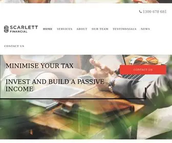 Scarlettfinancial.com.au(Scarlett Financial) Screenshot