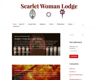 Scarletwoman.org(Scarlet Woman Lodge) Screenshot