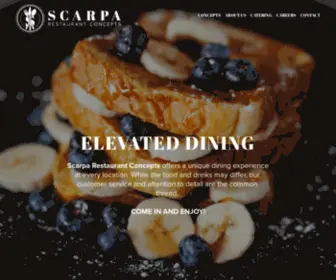 Scarpa-RC.com(Scarpa Restaurant Concepts) Screenshot