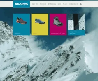 Scarpa-Schuhe.de(Bergschuhe, Schuhe für Trekking, Trailrunning, Klettersteig und Skischuhe für Alpinismus) Screenshot