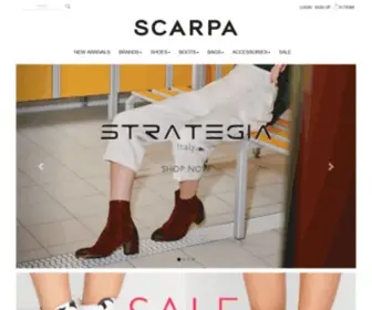 Scarpa.co.nz(The Ultimate Destination for Shoe Lovers) Screenshot