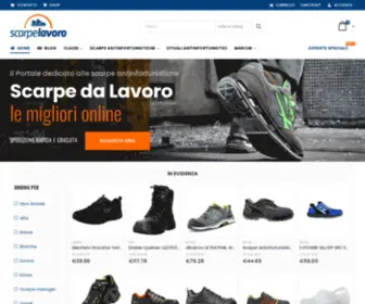 Scarpelavoro.net(Scarpe da lavoro Le migliori antinfortunistiche) Screenshot