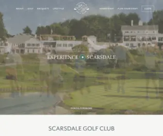Scarsdalegolfclub.org(Scarsdale golf club) Screenshot