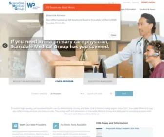 Scarsdalemedical.com(Scarsdale Medical Group) Screenshot