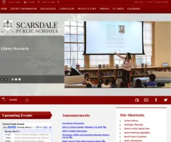 Scarsdaleschools.org(Scarsdale Public Schools) Screenshot