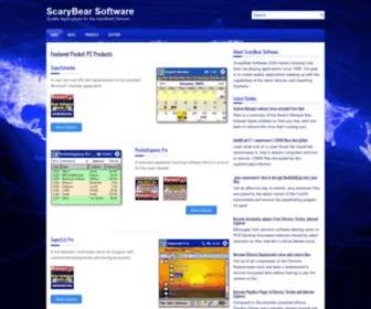 Scarybearsoftware.com(ScaryBear Software has been developing applications since 1998. Our goal) Screenshot
