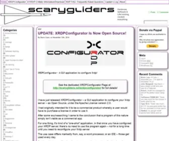Scarygliders.net(GitLab) Screenshot