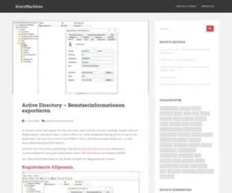 Scarymachines.de(IT Blog) Screenshot
