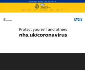 Scas.nhs.uk(South Central Ambulance Service) Screenshot