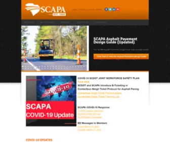 Scasphalt.org(South Carolina Asphalt Pavement Association) Screenshot