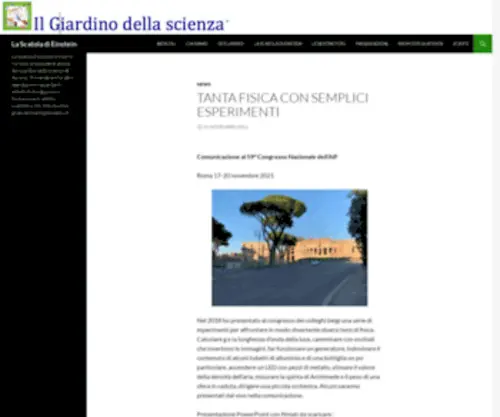 Scatoladieinstein.com(La Scatola di Einstein) Screenshot