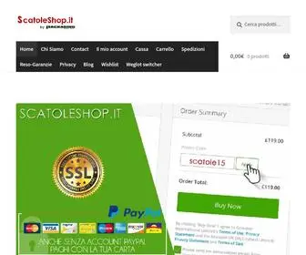 Scatoleshop.it(Scatole cartone) Screenshot