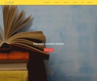 Scatter.co.in(Content Marketing Strategy) Screenshot