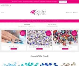 Scattercrystals.co.uk(Swarovski Authorised Wholesaler) Screenshot