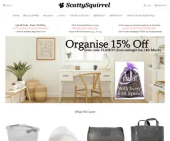 Scattysquirrel.co.uk(Best Storage Ideas Solutions & Products) Screenshot