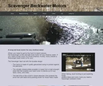 Scavengerbackwater.com(Scavenger Backwater Motors) Screenshot