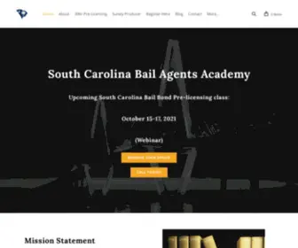 Scbailacademy.com(South Carolina Bail Agents Academy) Screenshot