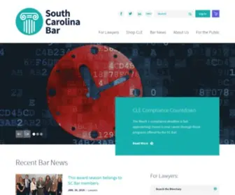 Scbar.org(South Carolina Bar) Screenshot