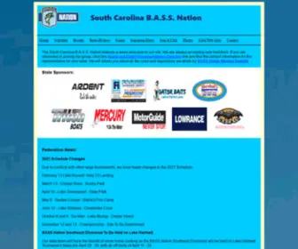 Scbassfed.org(South Carolina BASS Nation) Screenshot