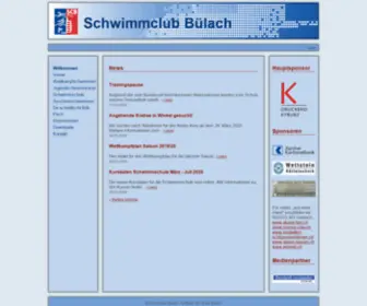 Scbuelach.ch(Schwimmclub Bülach) Screenshot