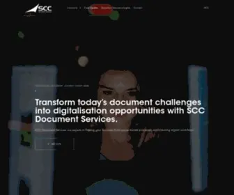 SCC-DS.com(Europe's Largest Independent IT Group) Screenshot