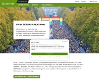 SCC-Events.com(Die SCC EVENTS GmbH aus Berlin) Screenshot