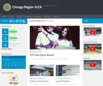 Scca-Chicago.com(Chicago Region SCCA) Screenshot